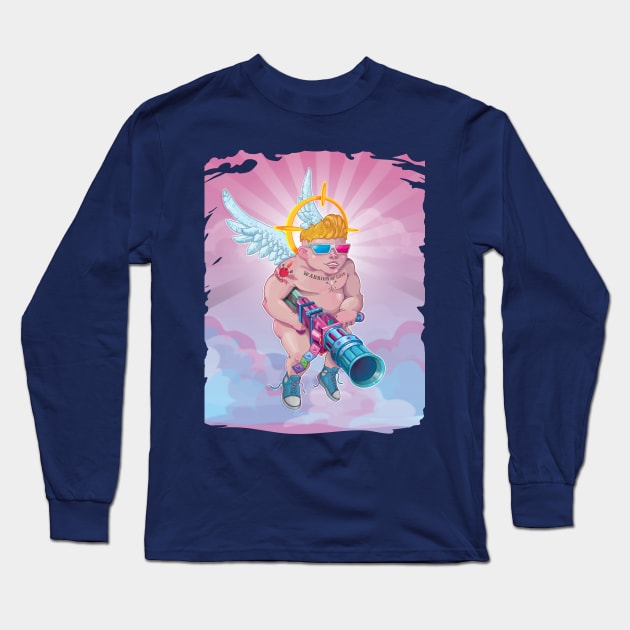 CUPID Long Sleeve T-Shirt by Dyuba